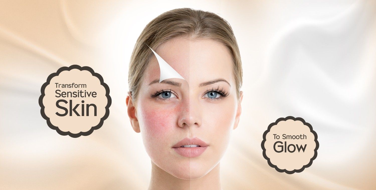 transform sensitive skin to smooth glow