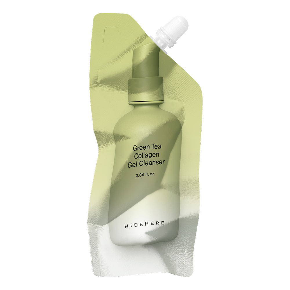 Hidehere Green Tea Collagen Gel Cleanser 25ml