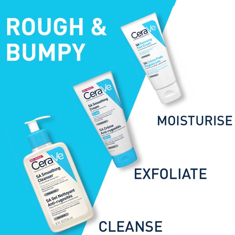 Cerave Sa Smoothing Cream For Dry Skin 177ml-Exfoliator-Aladin Beauty
