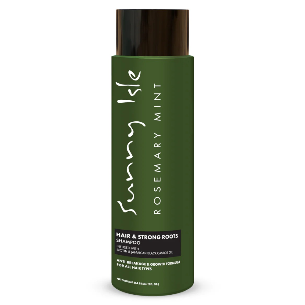 Sunny Isle Rosemary Mint Hair & Strong Roots Shampoo 12oz-All-Aladin Beauty