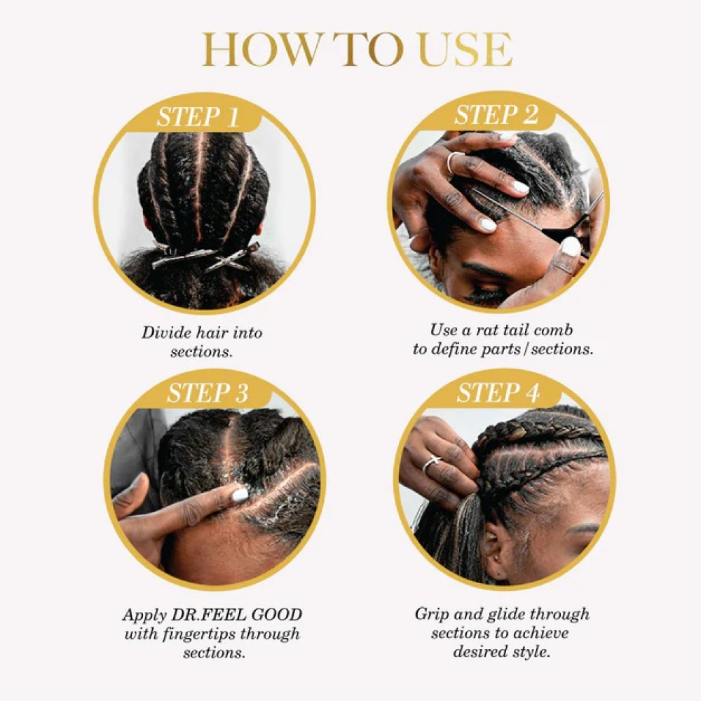 Ebin Braid Formula Dr. Feel Good Super Hold 180ml-Gel-Aladin Beauty