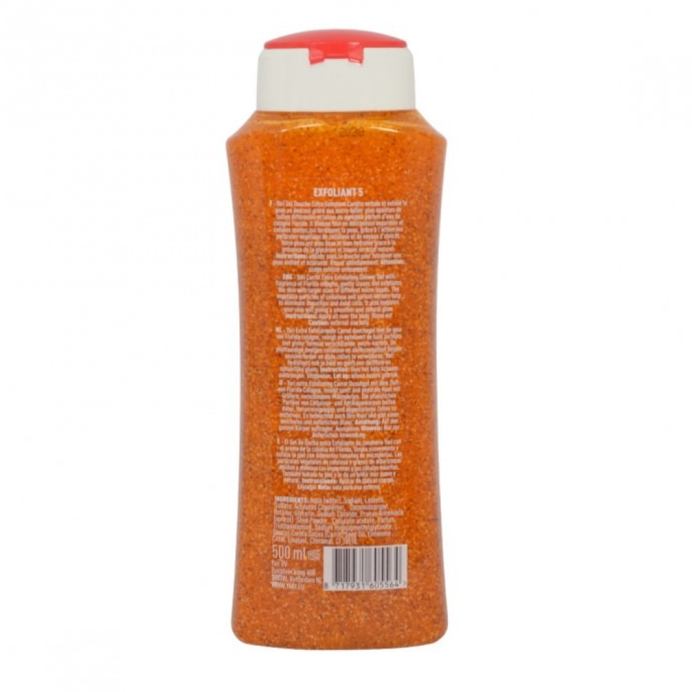 Yari Exfoliant Showergel Carrot Oil #5 Extra Scrub 500ml-All-Aladin Beauty