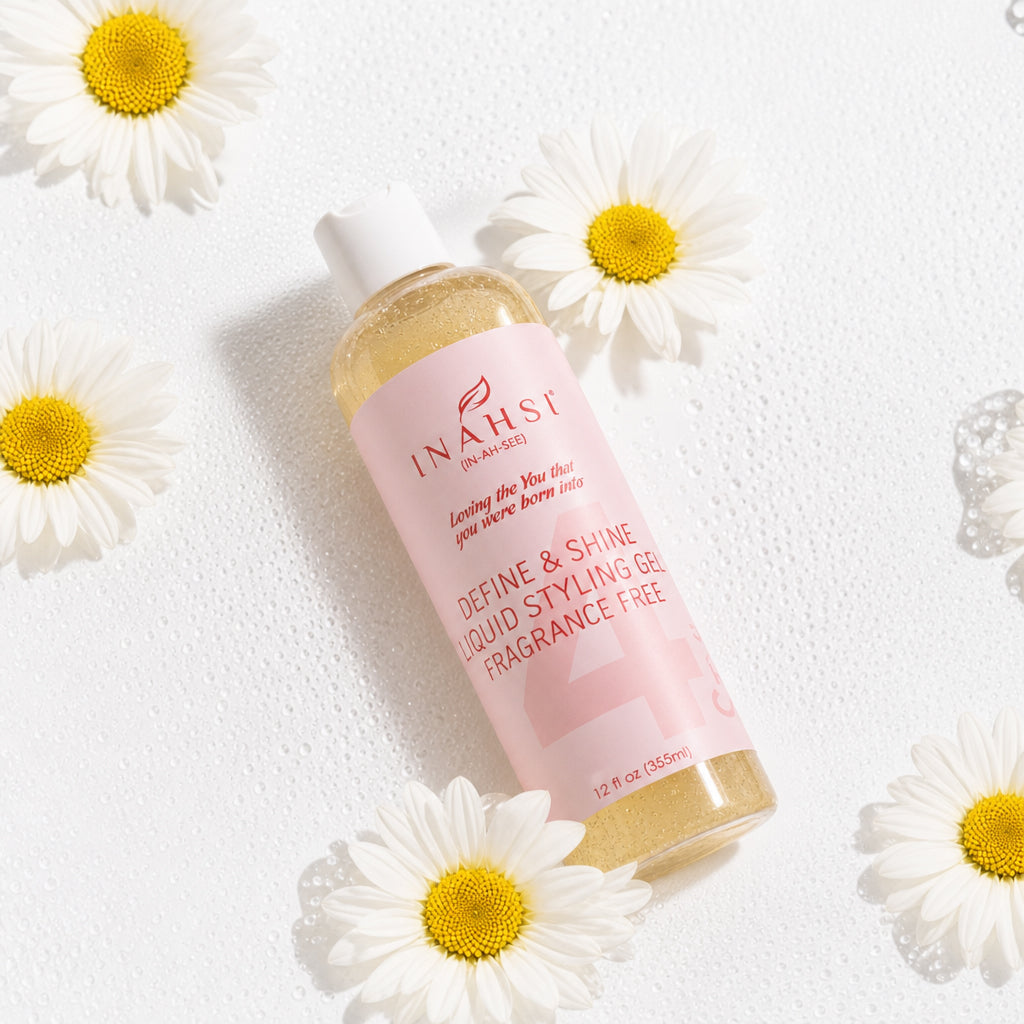 Inahsi Naturals Define & Shine Vloeibare Stylinggel Geurvrij