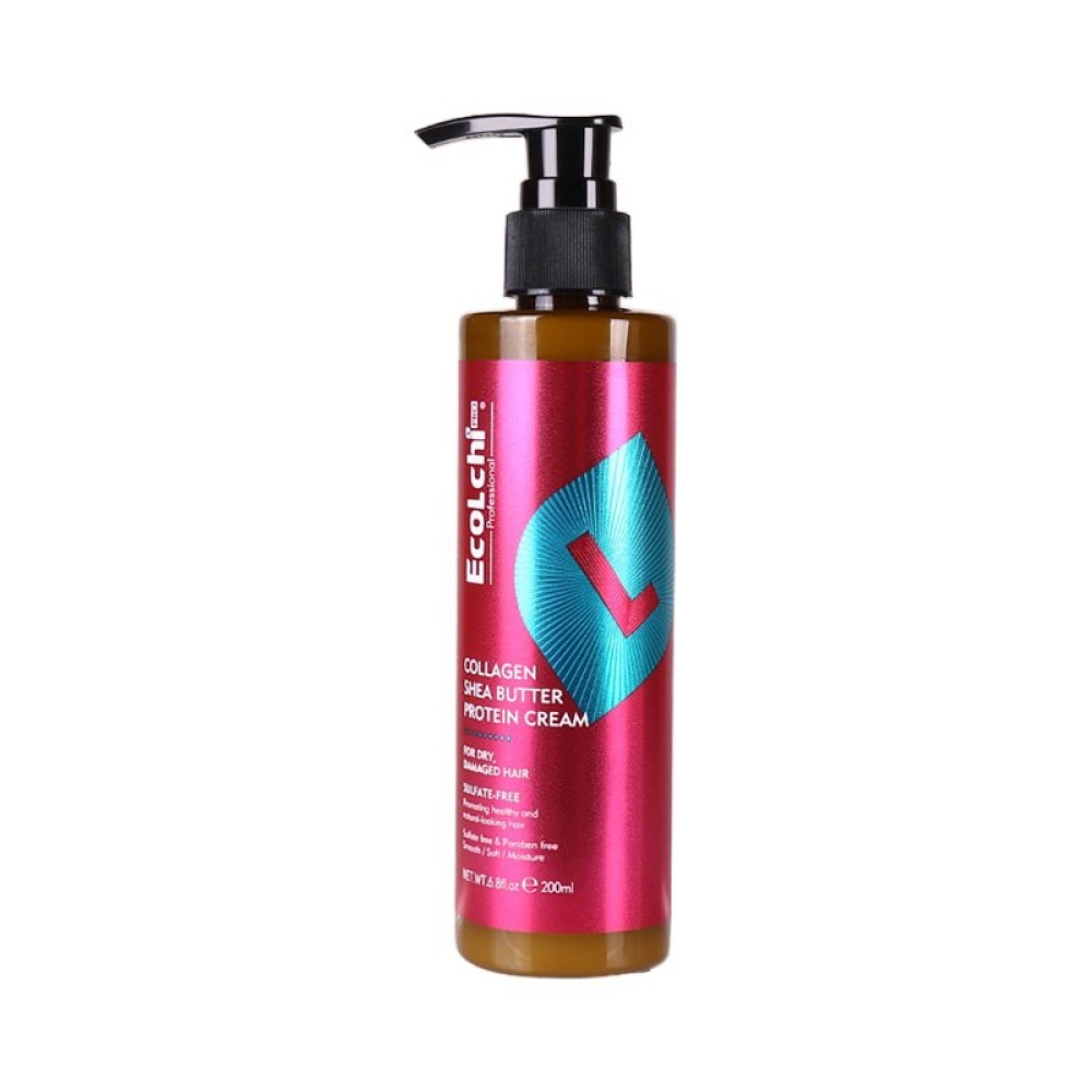 Ecolchi Moisture Collagen Shea Butter Curly Cream 200ml