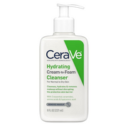 Cerave Moisturizing Cleansing Foam For Normal And Dry Skin 236ml-Foam Cleanser-Aladin Beauty