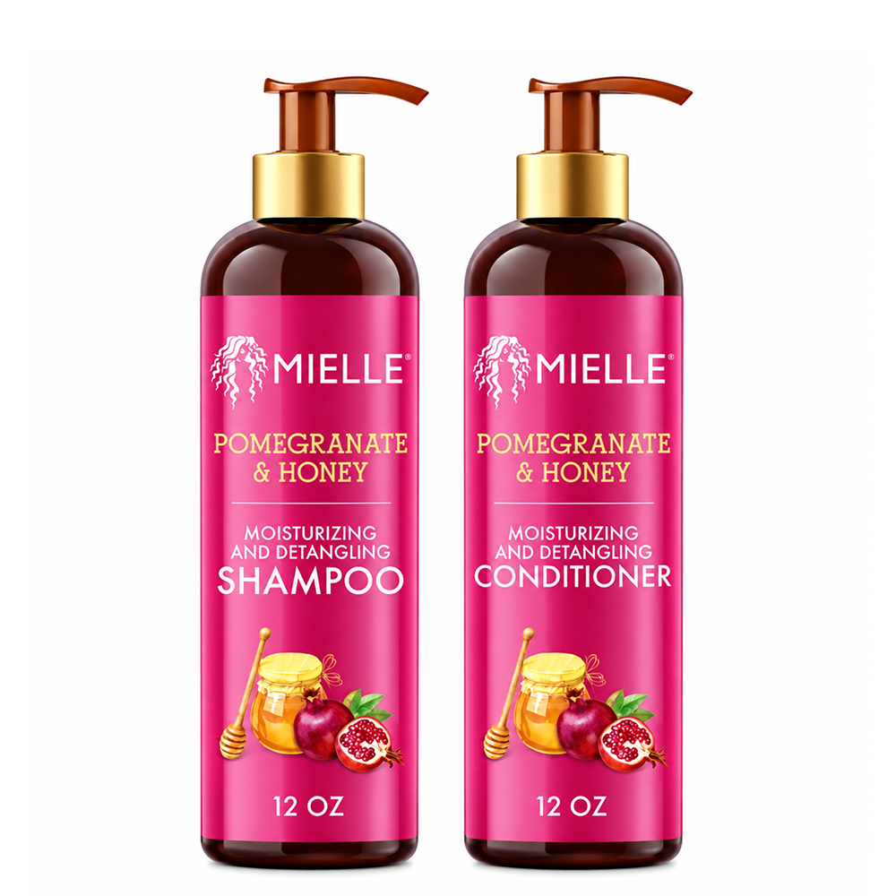 Mielle Pomegranate & Honey Shampoo+Conditioner Duo