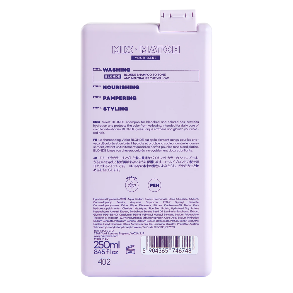 Hairmate Blonde Shampoo 250ml