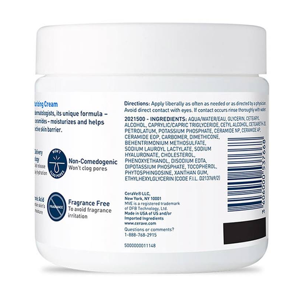 Cerave Hydrating Cream For Dry To Very Dry Skin 454g-Face Cream-Aladin Beauty