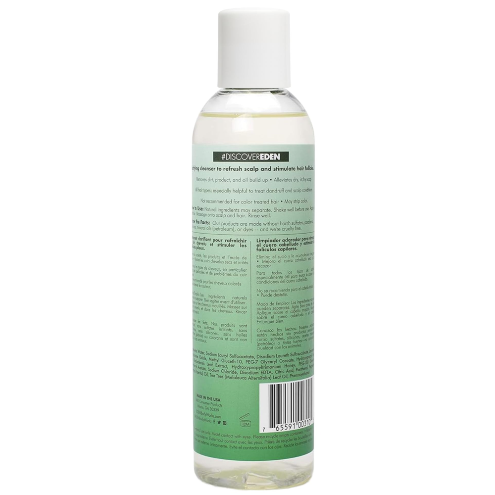 Eden Bodyworks Peppermint Tea Tree Clarifying Shampoo 8oz-Clarifying Shampoo-Aladin Beauty