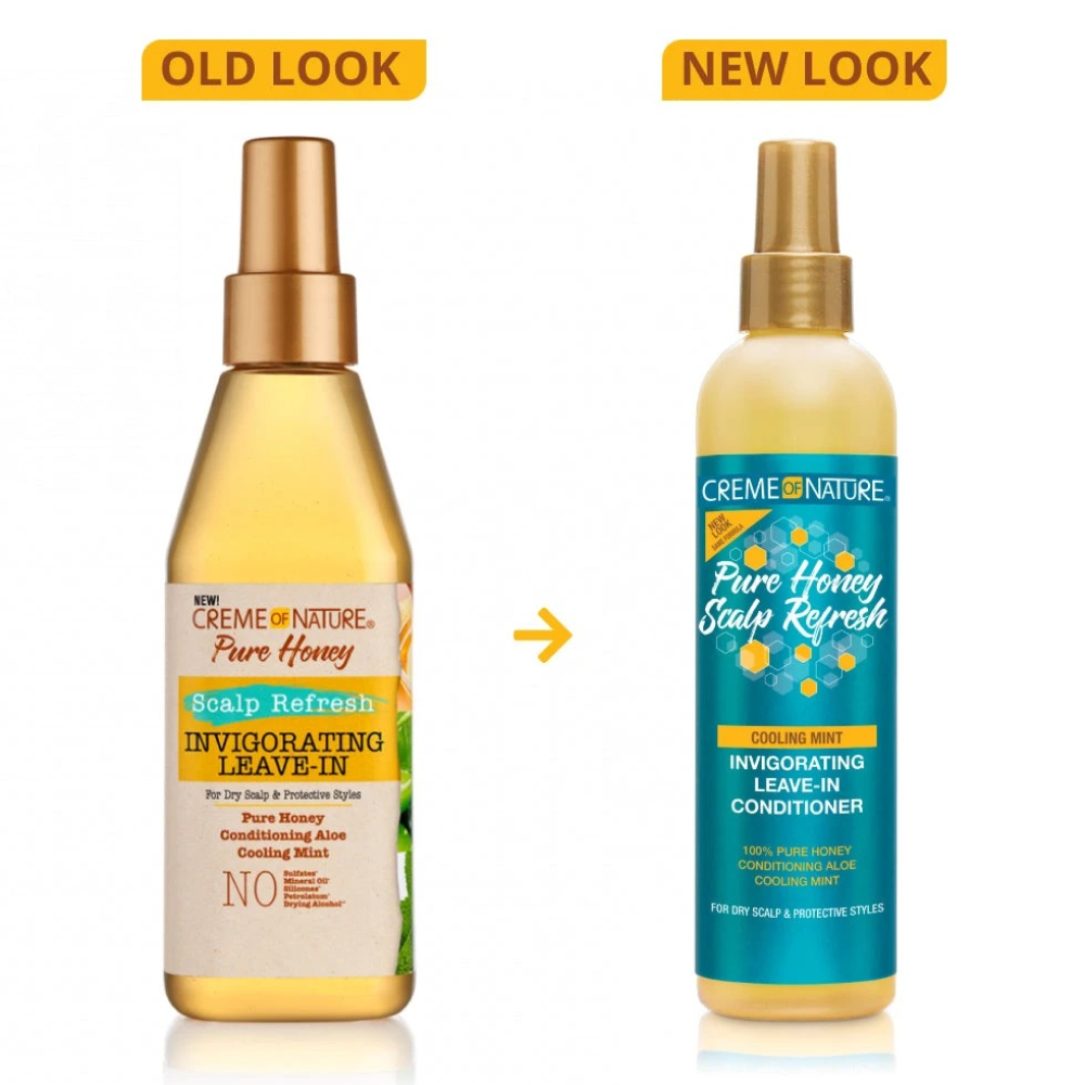 Creme of Nature Pure Honey Scalp Refresh Leave in 8oz