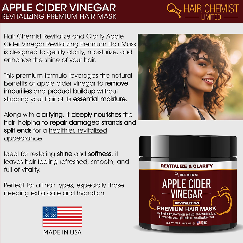 Hair Chemist Apple Cider Vinegar Mask 12oz-All-Aladin Beauty
