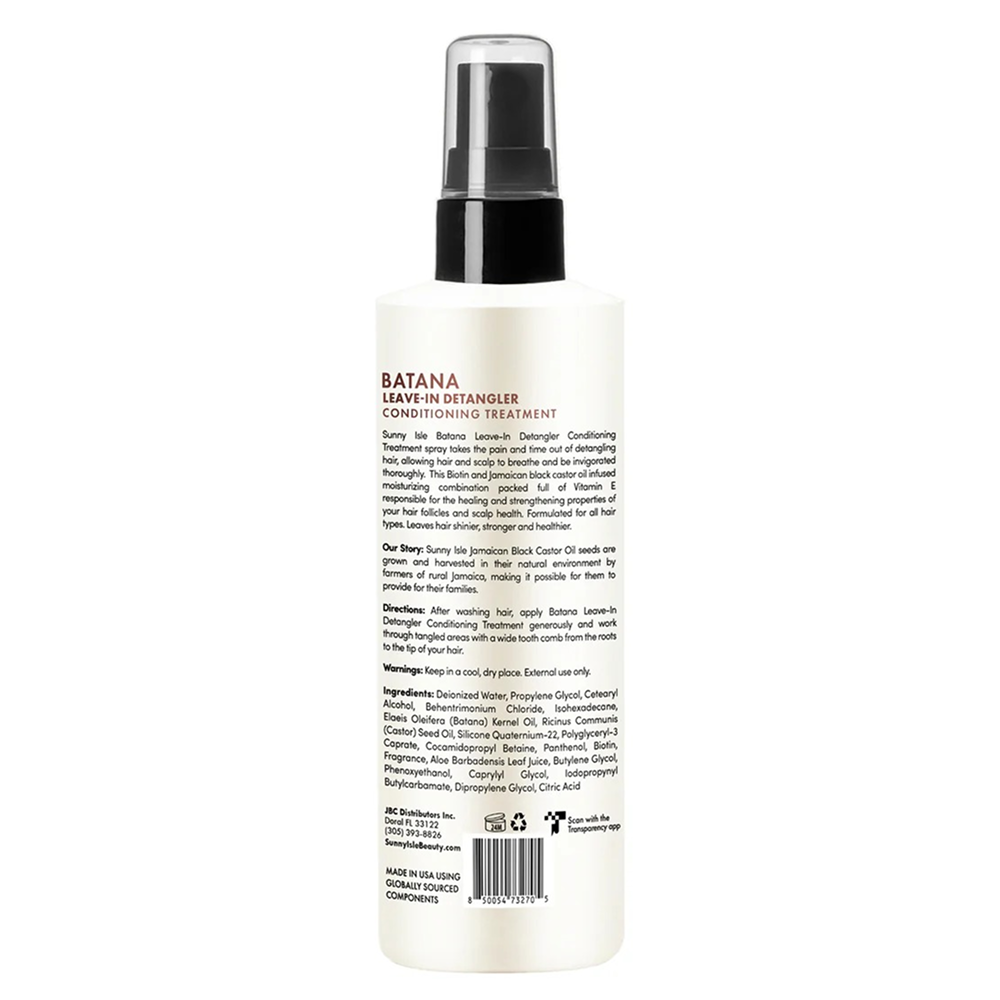 Sunny Isle Batana Leave-In Detangler Conditioning Treatment 236ml-All-Aladin Beauty