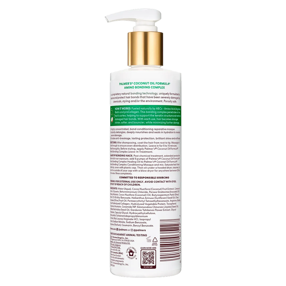 Palmer's Coconut Oil Formula Amino Bonding Mask 355ml-All-Aladin Beauty