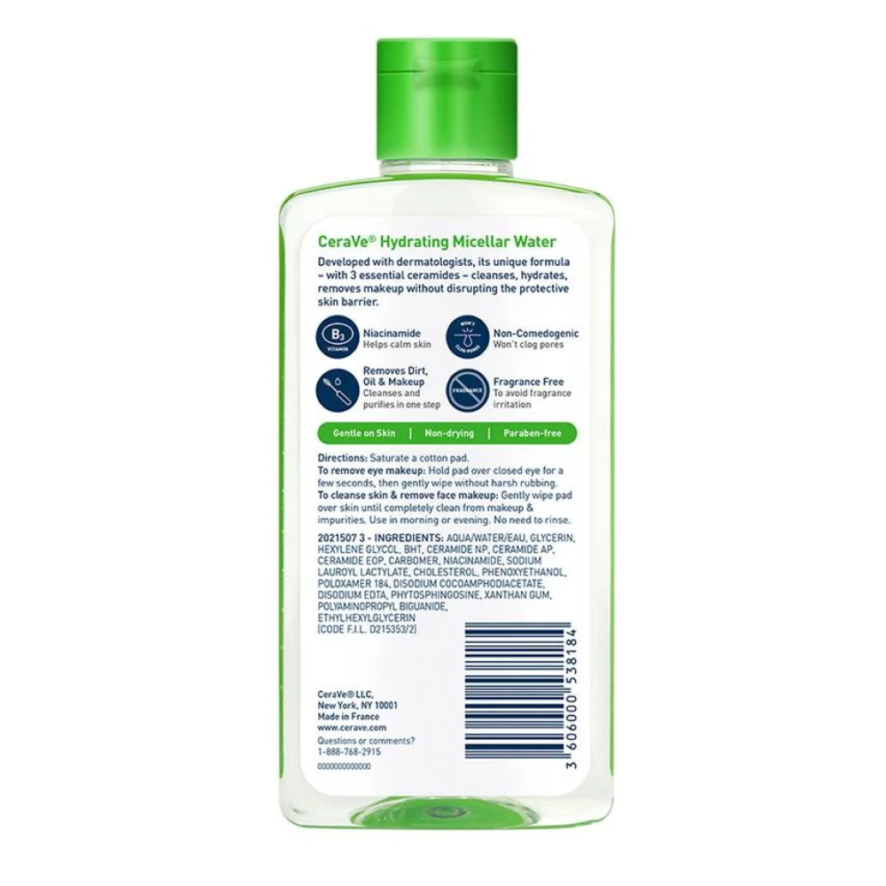 Cerave Hydrating Micellar Cleansing Water 295ml