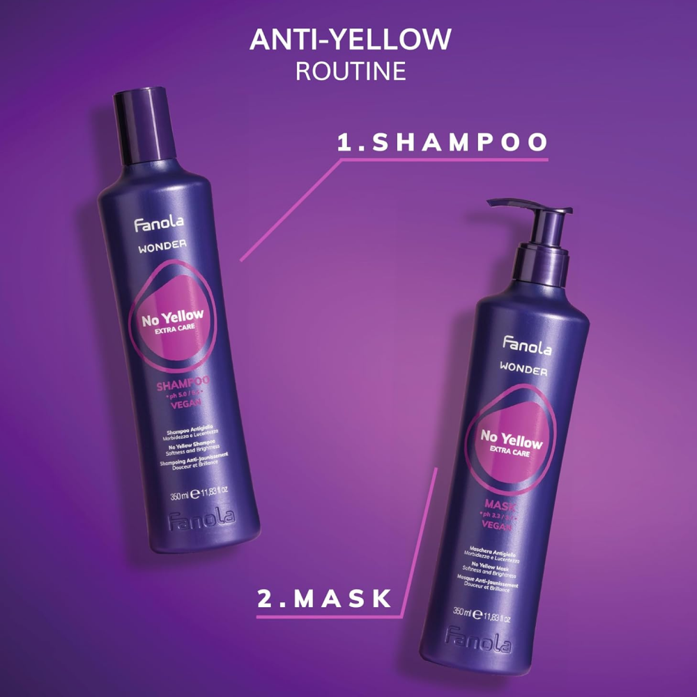 Fanola No Yellow Extra Care Wonder Shampoo Vegan