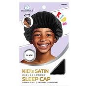 Dream World Kid-Sleep Cap Satin Black