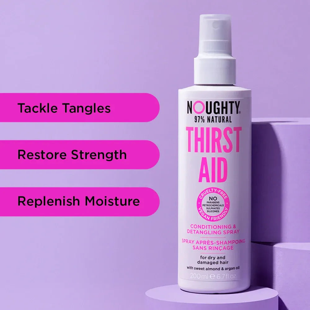 Noughty Conditioning & Detangling Spray Thirst Aid 200ml