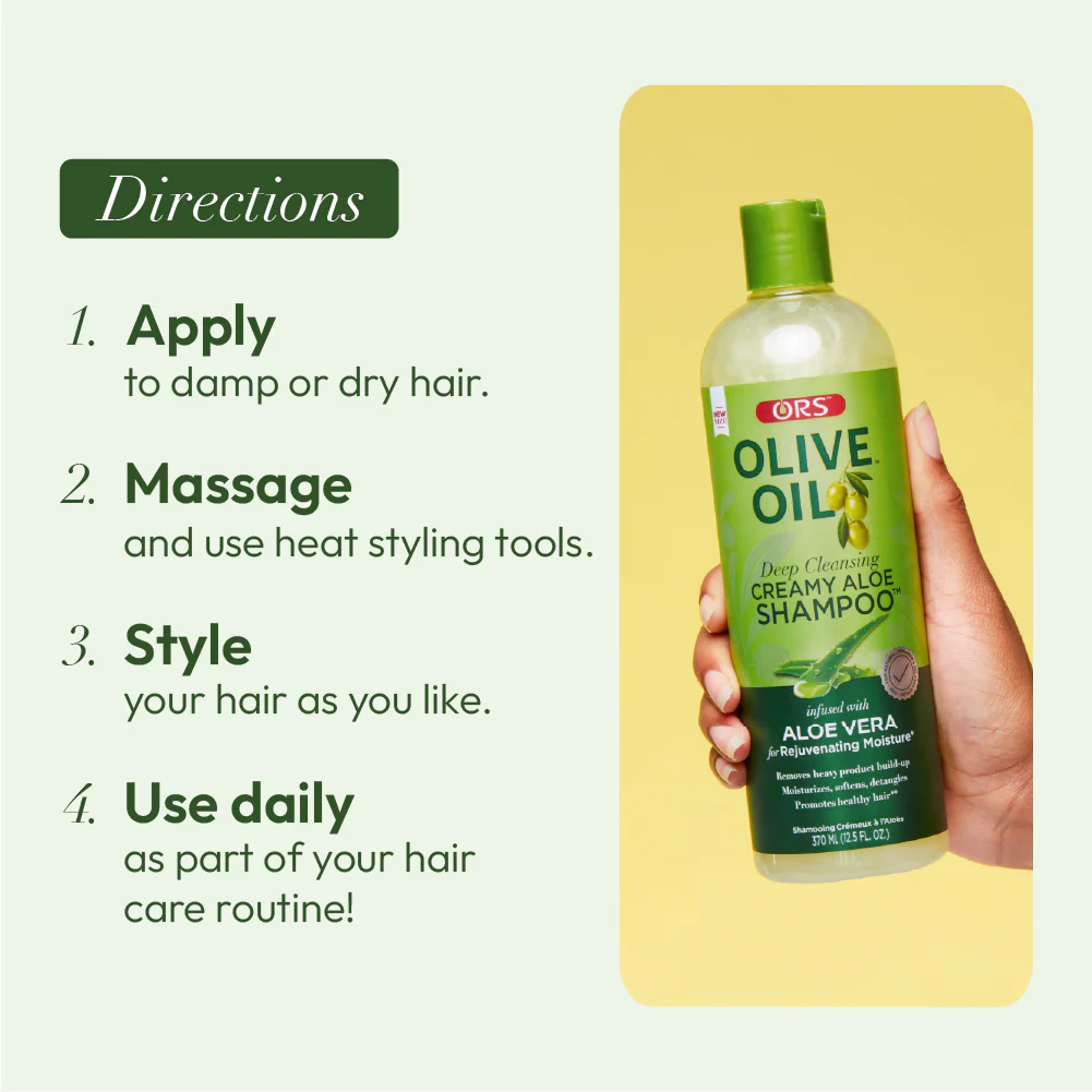 Ors Creamy Aloe Shampoo 370ml-All-Aladin Beauty
