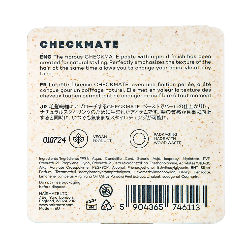 Hairmate Checkmate Flexible Paste For Natural Hair Style 75g