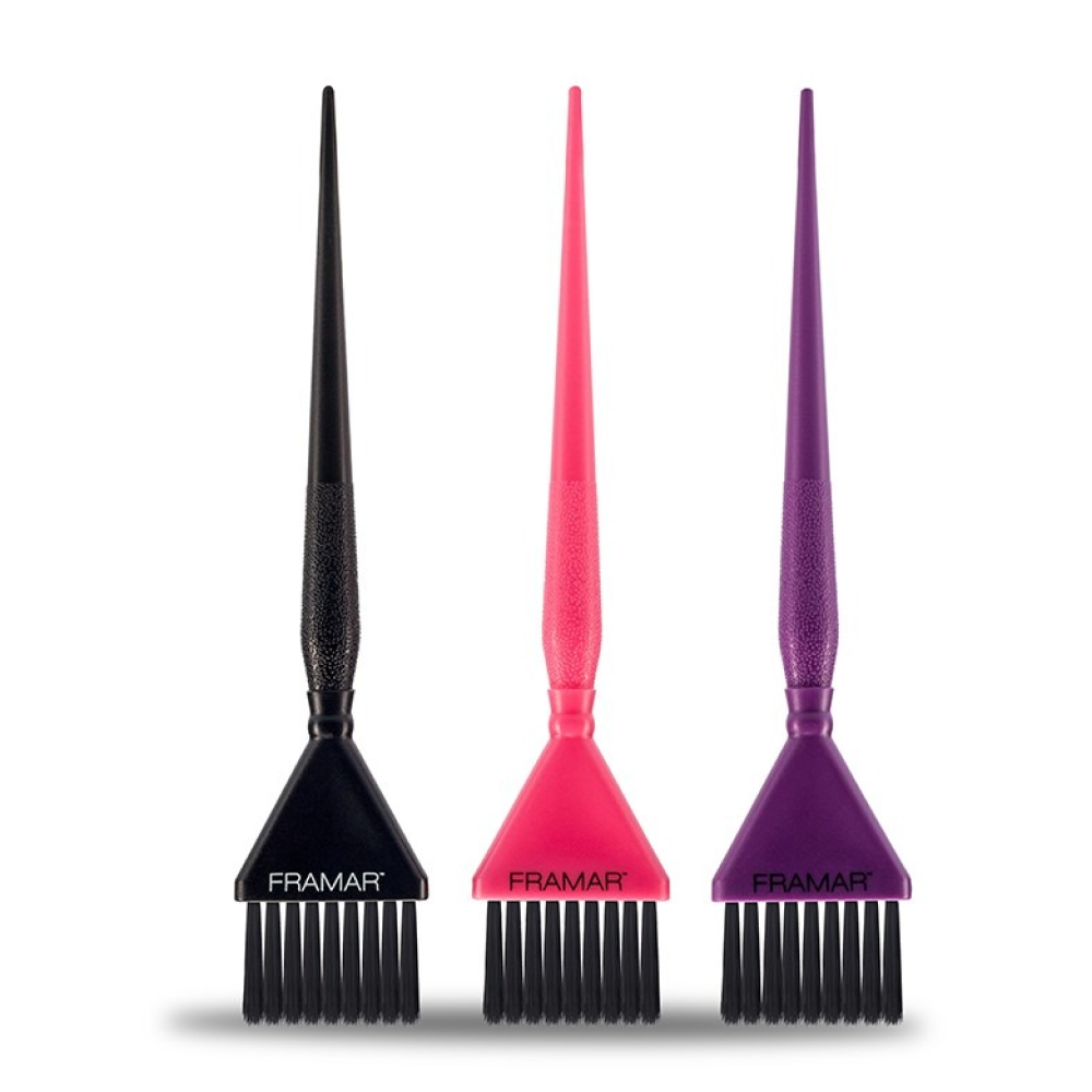 Framar Tricolor Brush Set 3 Pack