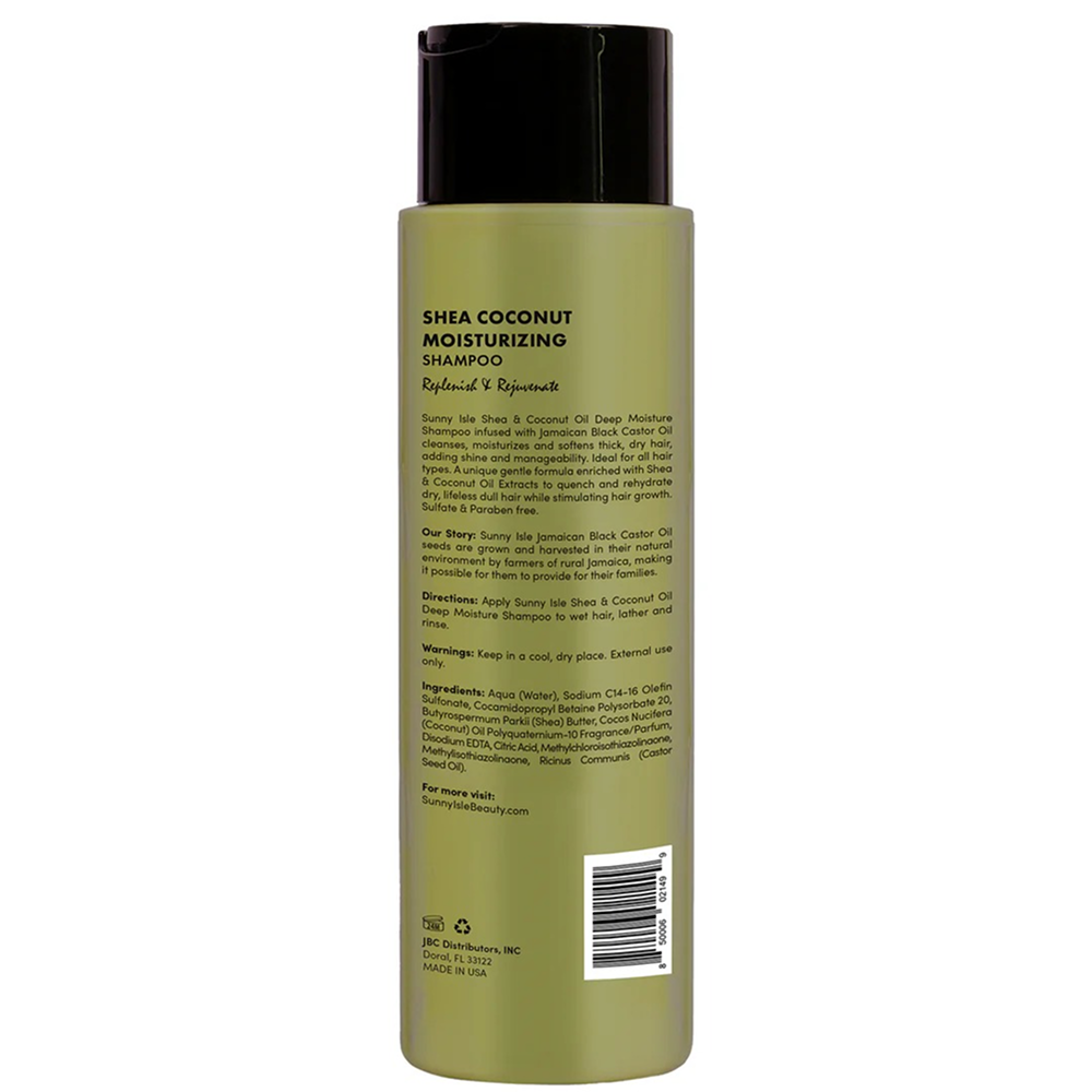 Sunny Isle Shea Coconut Moisturizing Shampoo 12oz-All-Aladin Beauty