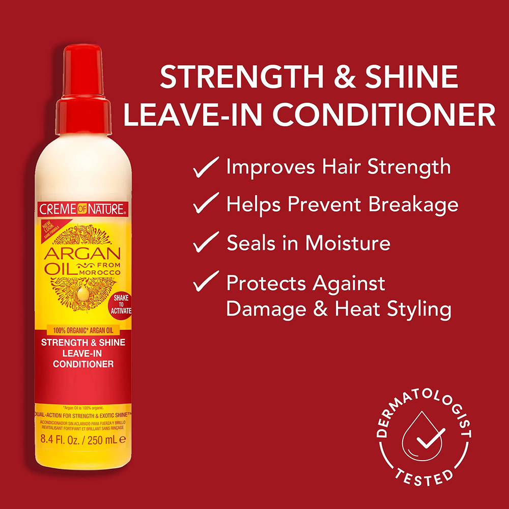 Creme of Nature Argan Oil Shine Leave in Condition 8.45 oz