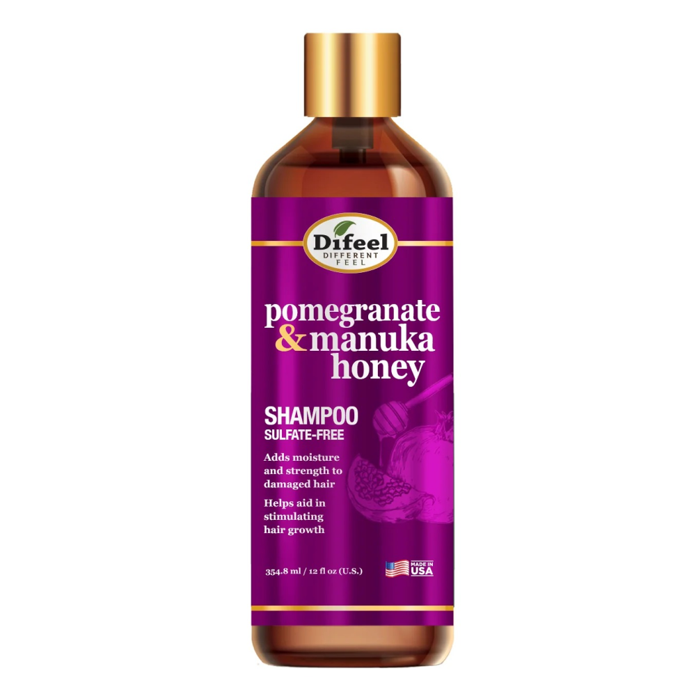 Difeel Pomegranate Manuka Honey Shampoo 12oz-All-Aladin Beauty