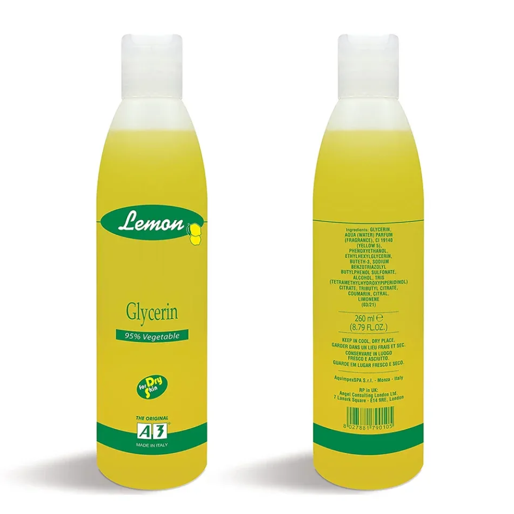 A3 Lemon Glycerine (vegetable) 260ml-All-Aladin Beauty