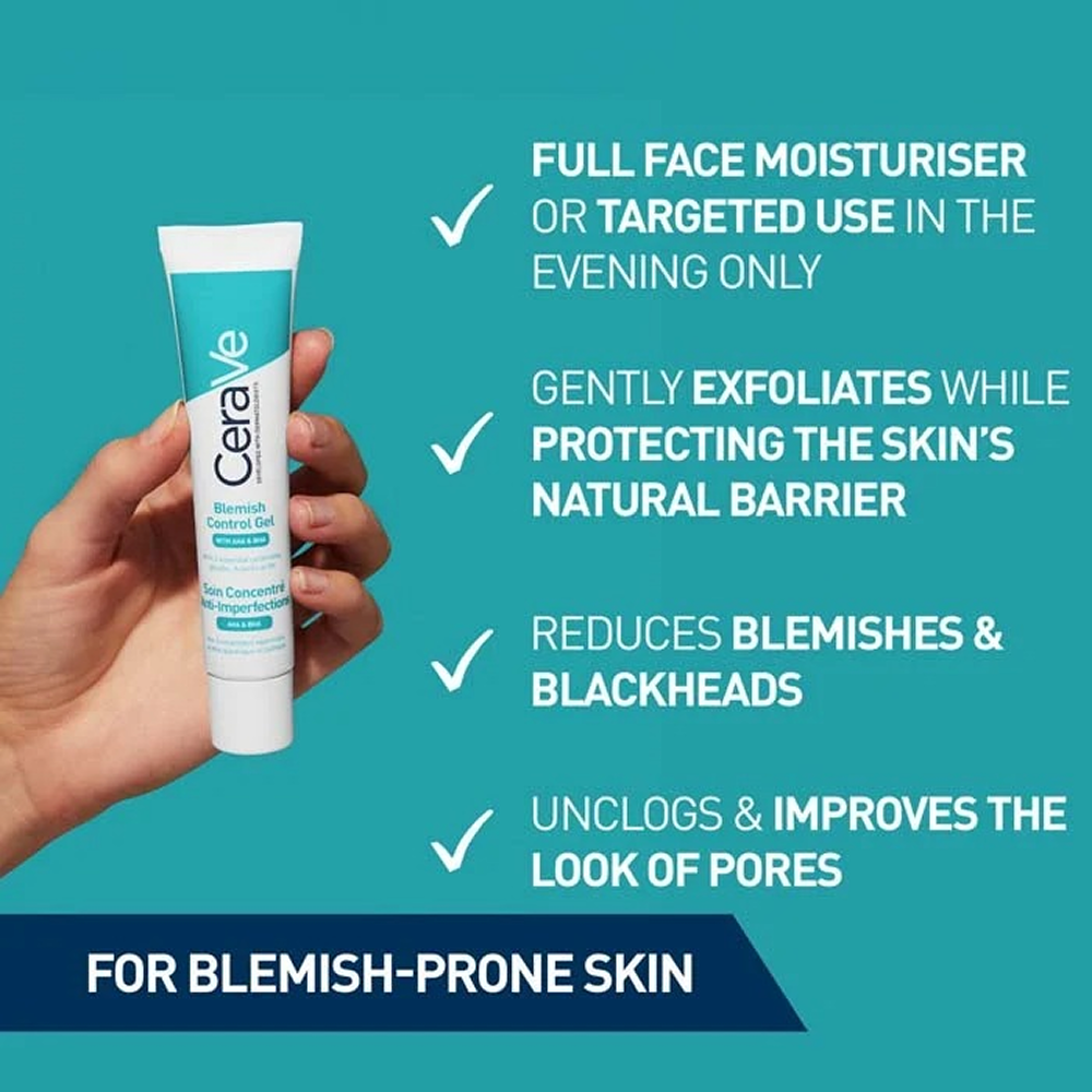 Cerave Blemish Control Gel 40ml-Exfoliator-Aladin Beauty