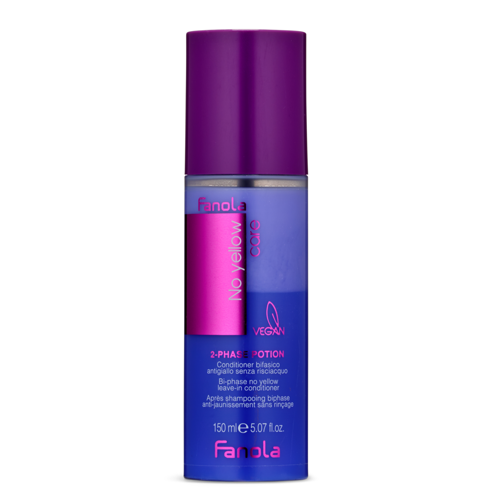 Fanola No Yellow Two-Phase Leave-In Conditioner 150ml-Leave-in Conditioner-Aladin Beauty