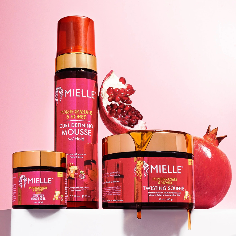 Mielle Pomegranate & Honey Blend Super Hold Edge Gel 2oz-Styling Gel-Aladin Beauty