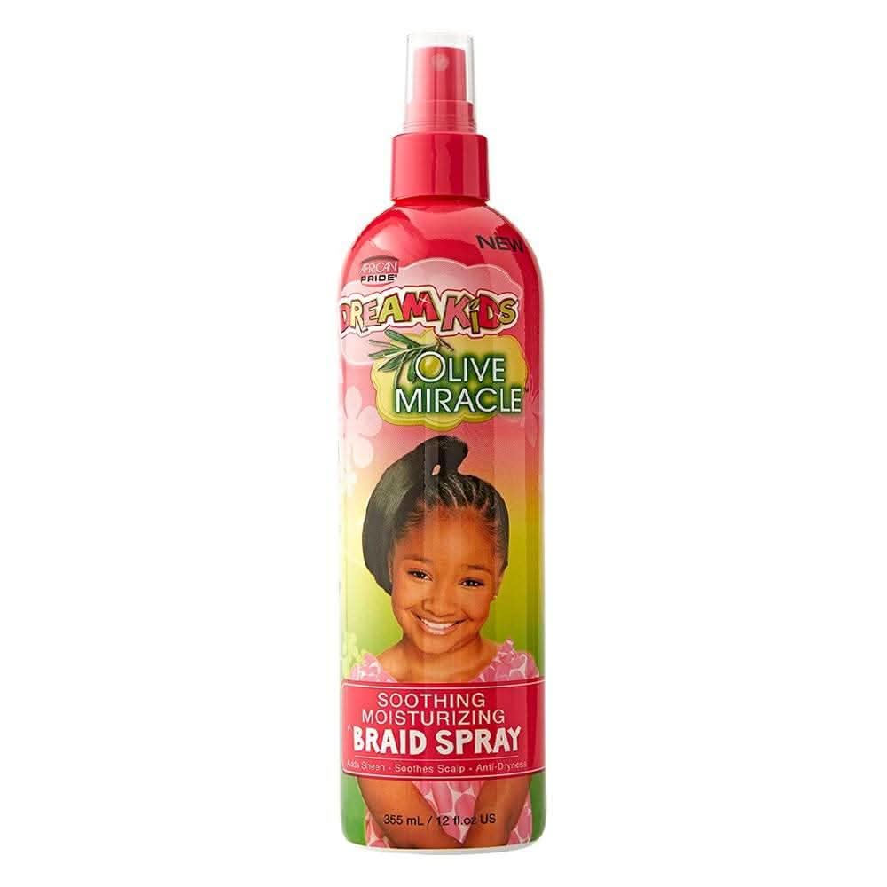 African Pride Dream Kids Olive Braid Spray 355ml - Aladin Beauty