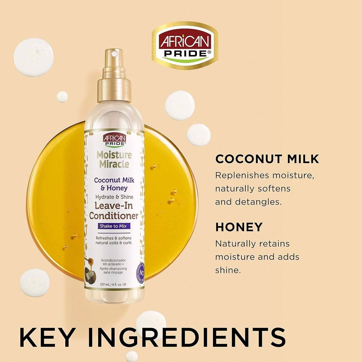 African Pride Moisture Miracle Leave-In Conditioner 8oz