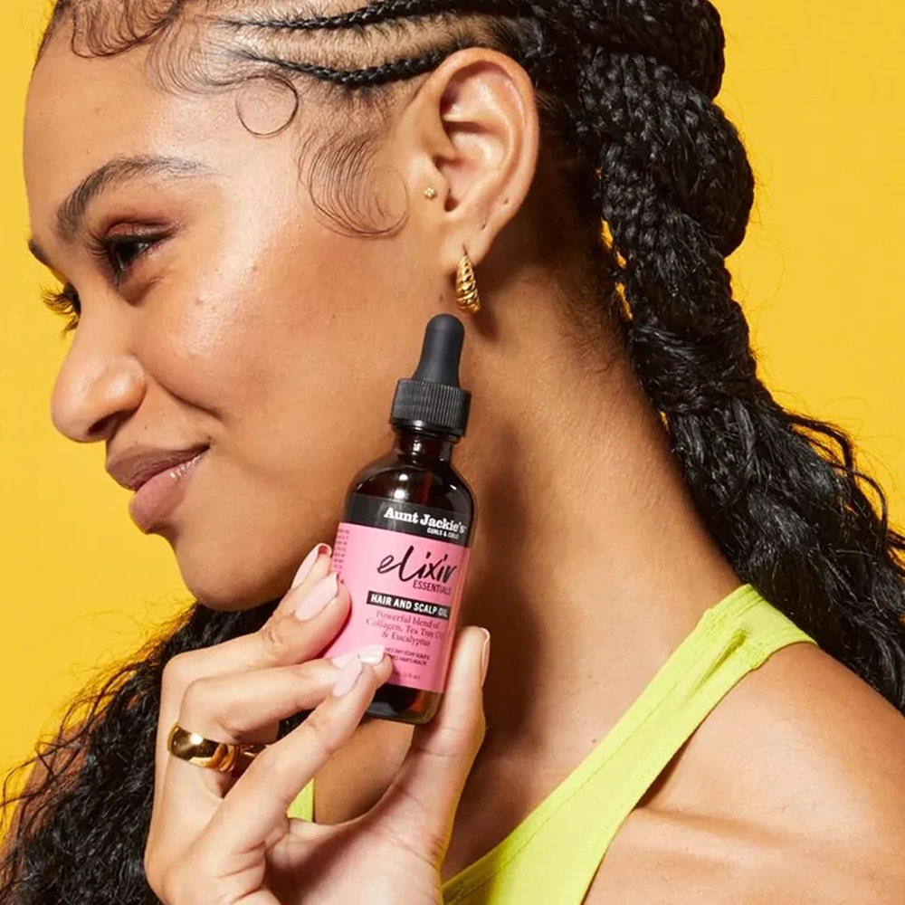 Aunt Jackie's Elixir Essentials Collagen And Tea Tree Hair Scalp Oil 59ml