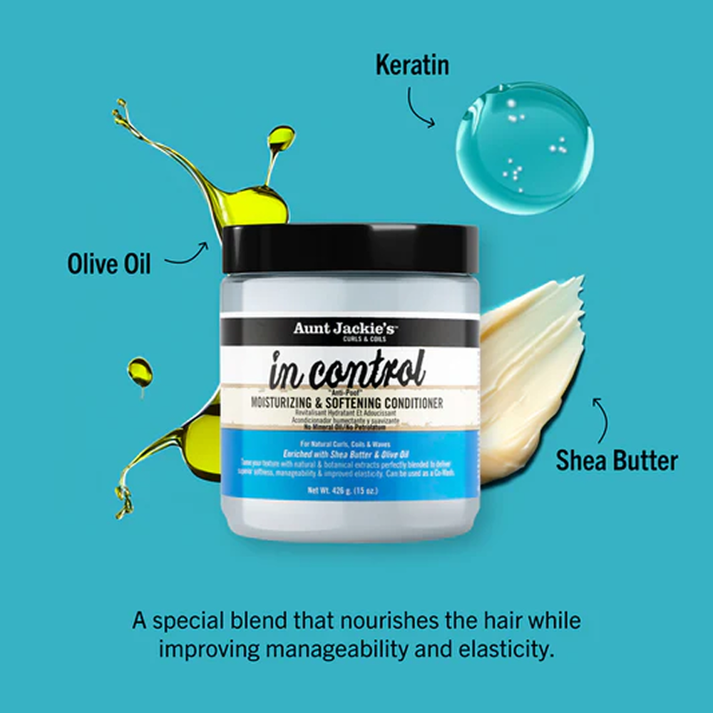 Aunt Jackie's In-Control Moisturizing and Softening Conditioner 426g-All-Aladin Beauty