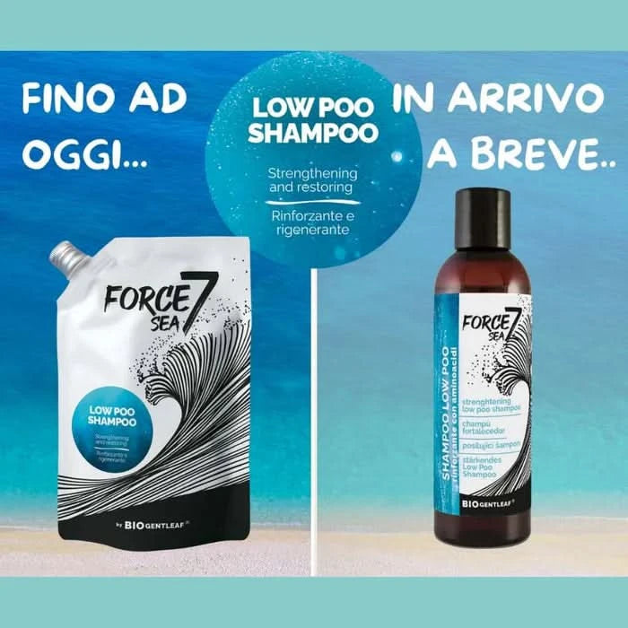 Bio Gentleaf Force 7 Sea Strengthening Low Poo Shampoo 200ml (Bottle)