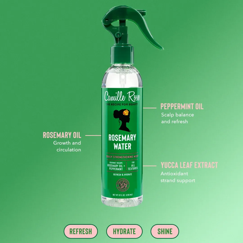 Camille Rose Rosemary Water Daily Strengthening Mist 8oz