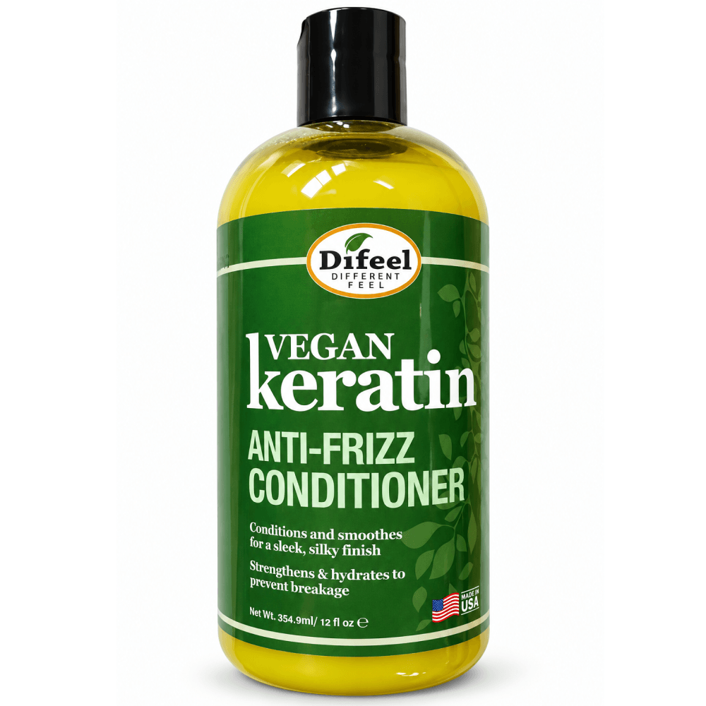 Difeel Vegan Keratin Anti-Frizz Conditioner 12oz