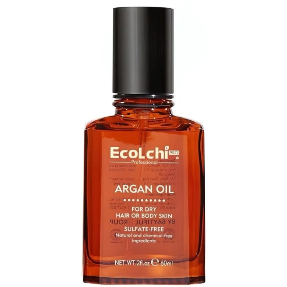 Ecolchi Hair & Skin Oil with Collagen, Shea Butter & Argan Oil 60ml