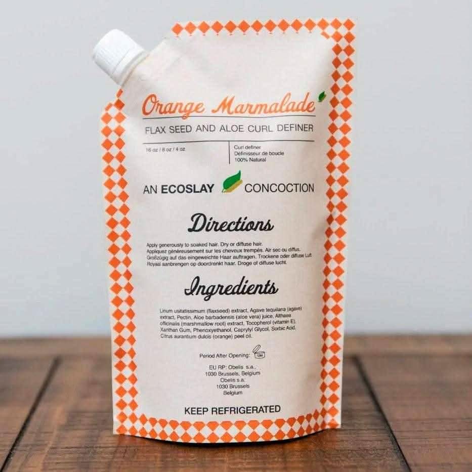 Ecoslay Orange Marmalade Flaxseed and Aloe Curl Definer