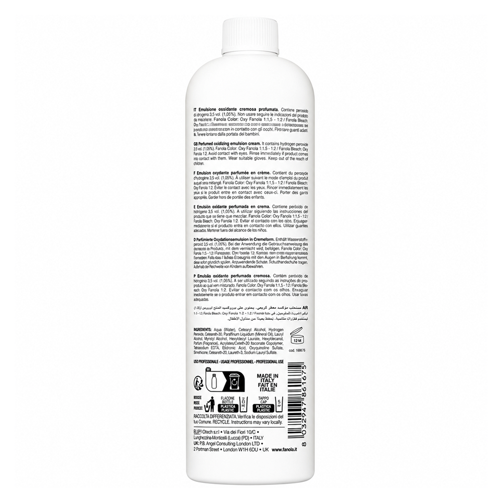 Fanola Activator 3.5V 300ml-Hair Color Developer-Aladin Beauty