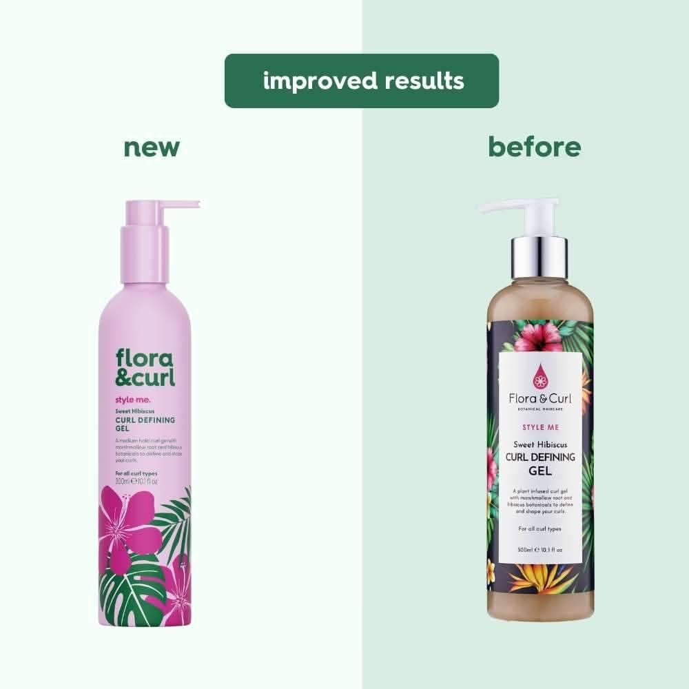 Flora & Curl Style Me Sweet Hibiscus Curl Defining Gel 300ml