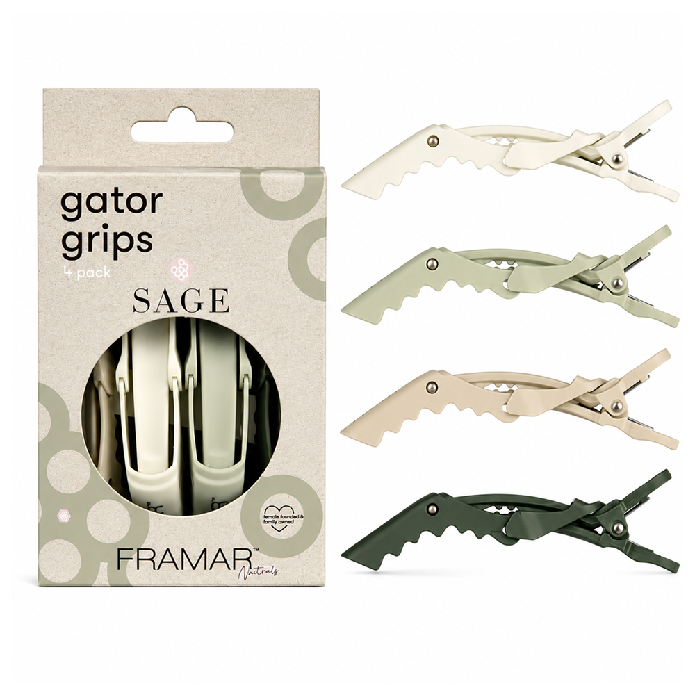 Framar Gator Grips Neutrals Sage 4 Pack