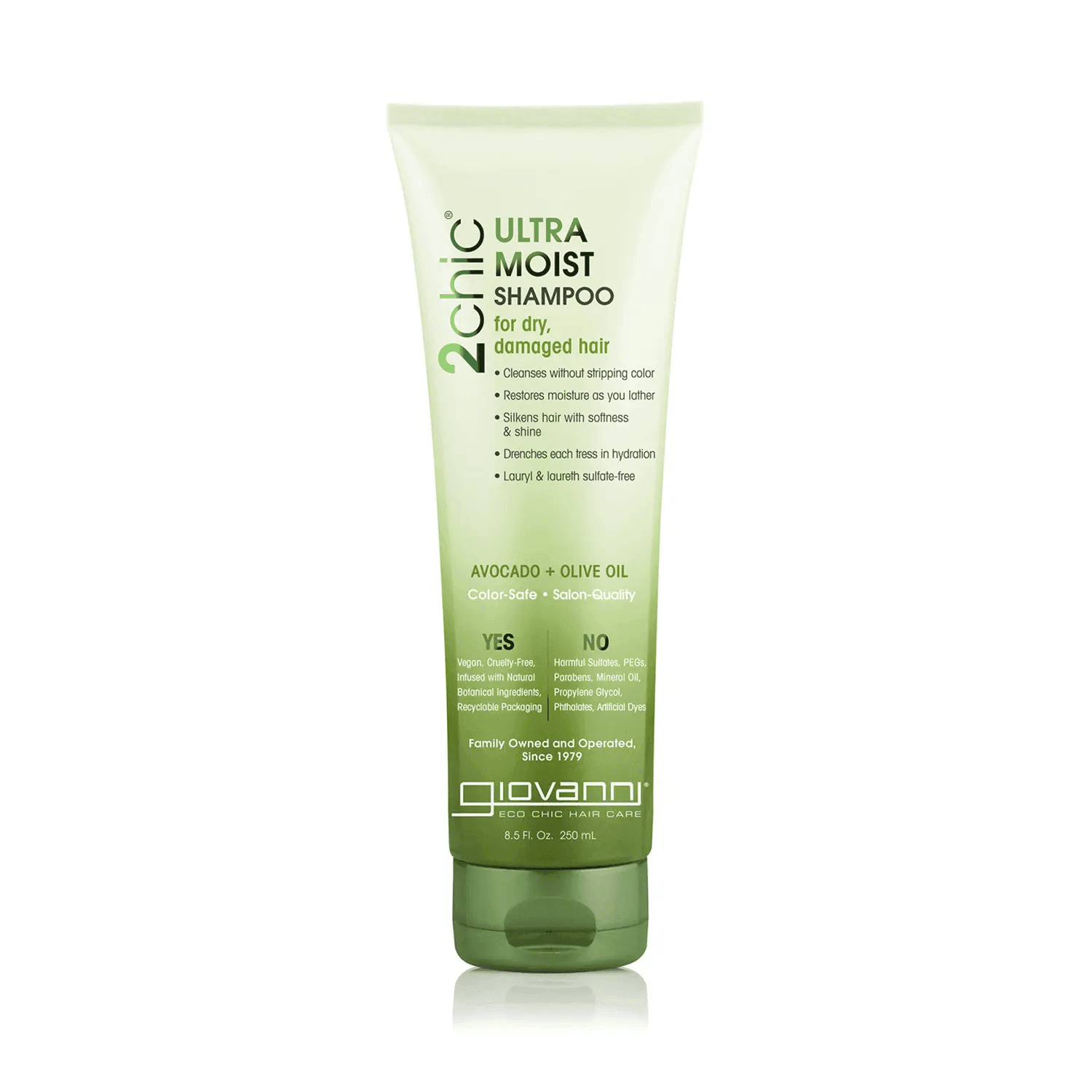 Giovanni 2Chic Moist Avocado Olive Shampoo 8.5oz - Aladin Beauty