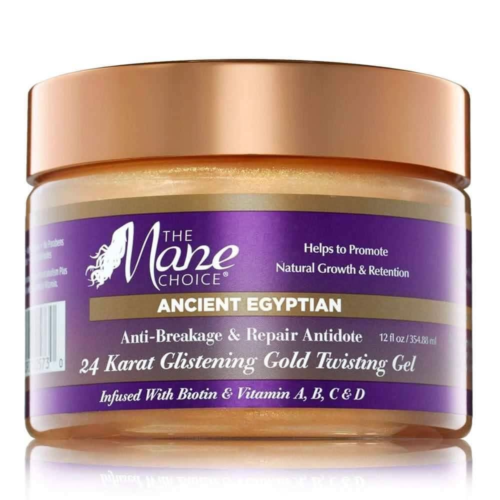 The Mane Choice Ancient Egyptian Anti-Breakage & Repair Antidote 24 Karat Glistening Gold Twisting Gel 355ml - Aladin Beauty