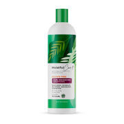White Moistful Curl Enhancing Conditioner bottle with green cap and tropical leaf design, 473ml.