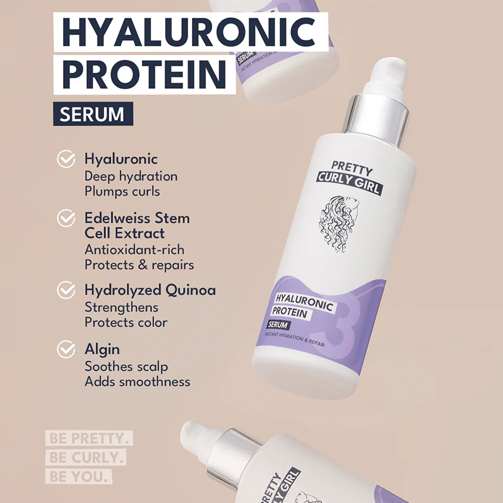 Pretty Curly Girl Hyaluronic Protein Serum-Protein Treatment-Aladin Beauty