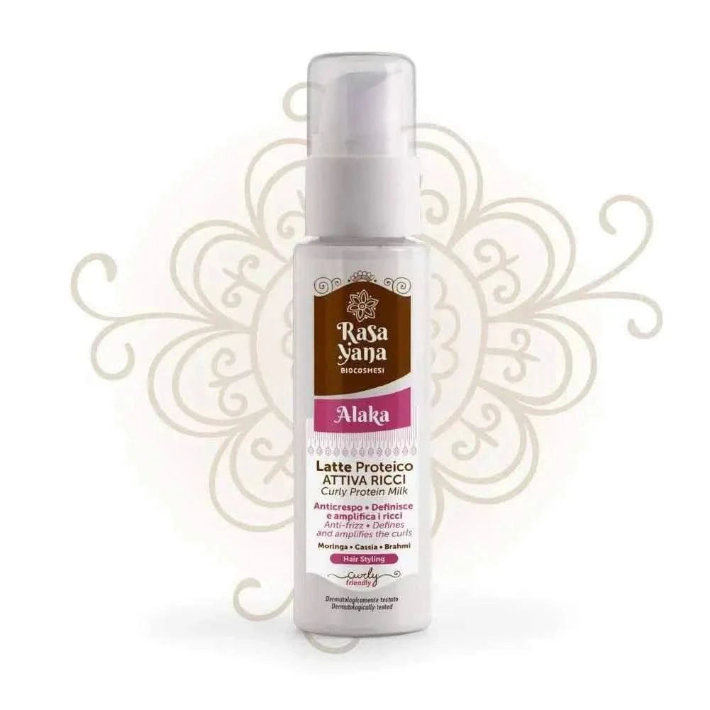 Rasayana Biocosmesi Alaka Latte Proteico Attiva Ricci 100ml - Aladin Beauty