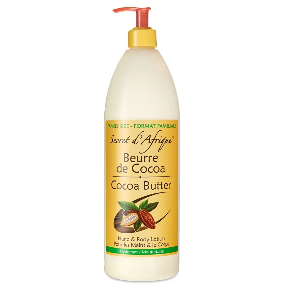 Secret d'Afrique Cocoa Butter Lotion 1L Family Size-All-Aladin Beauty