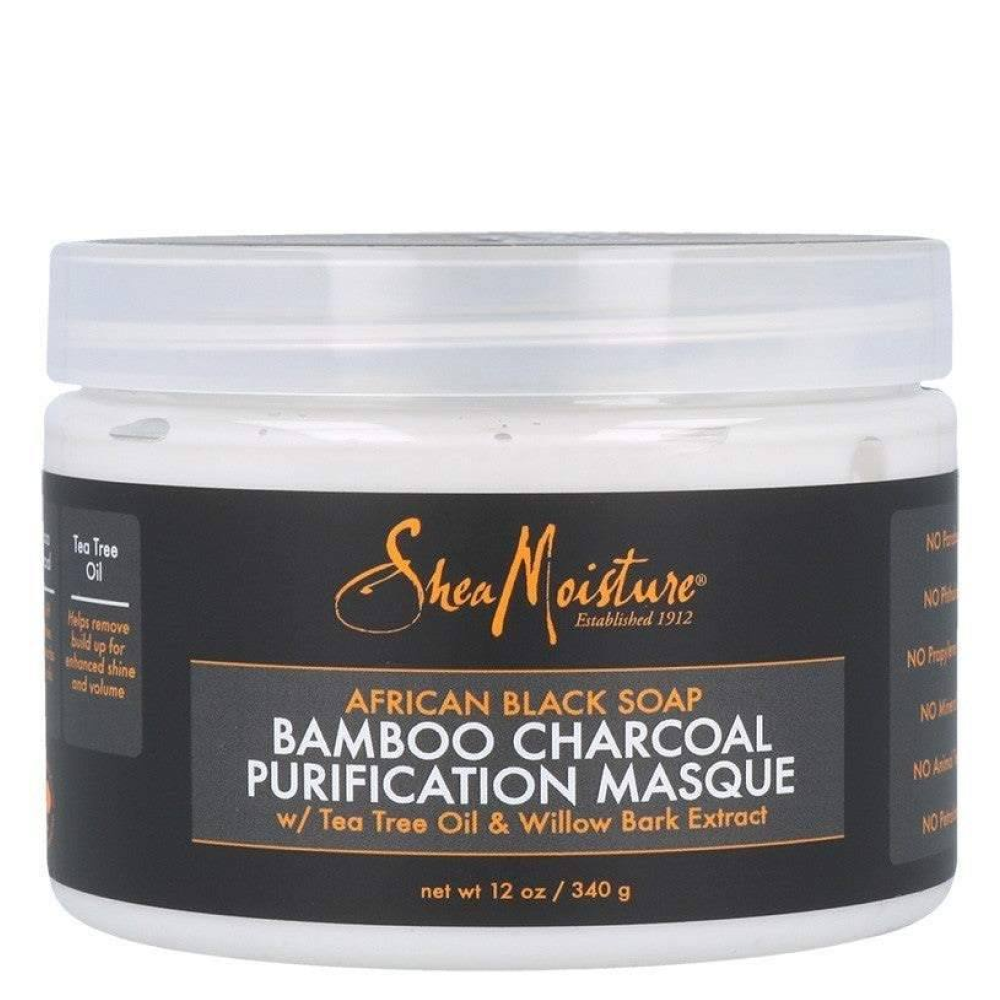 Shea Moisture African Black Soap Bamboo Charcoal Purification Mask 340g